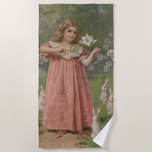 Oster-Schönheiten, Vintage-Illustration, 1898 Strandtuch