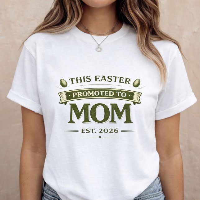 Oster-Schwangerschaftsankündigung-Shirt für Mama T-Shirt (Easter Pregnancy Announcement Shirt for Mom)