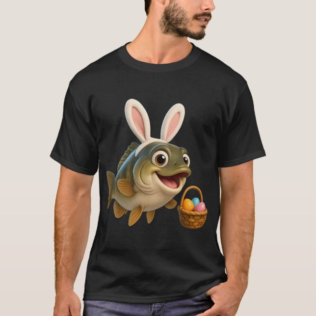Oster-Schwarzbarsch T-Shirt (Vorderseite)