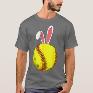 Oster-Softball-Hase Kaninchenohren für Mama Kinder T-Shirt