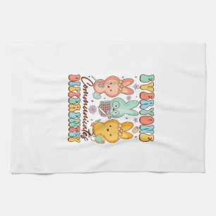 Oster Sprachtherapie SLP Jeder kommuniziert auf se Geschirrtuch