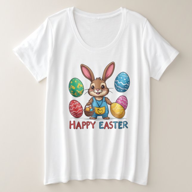 Oster-T-Shirt Große Größe T-Shirt (Design vorne)