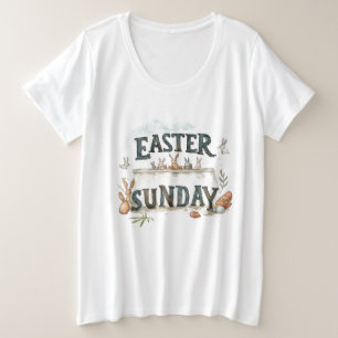 Oster-T-Shirt Große Größe T-Shirt