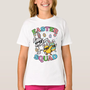 Oster-Team-Hasen-Ei-Küken-Dab-Crew-Matching T-Shirt