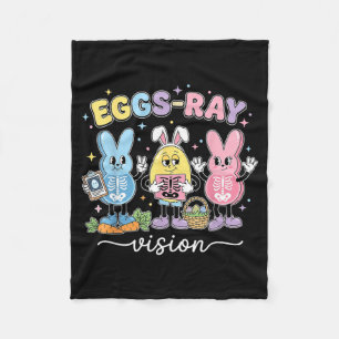 Oster-Technologe Bunny Hase Röntgen-Rad-Krankensch Fleecedecke