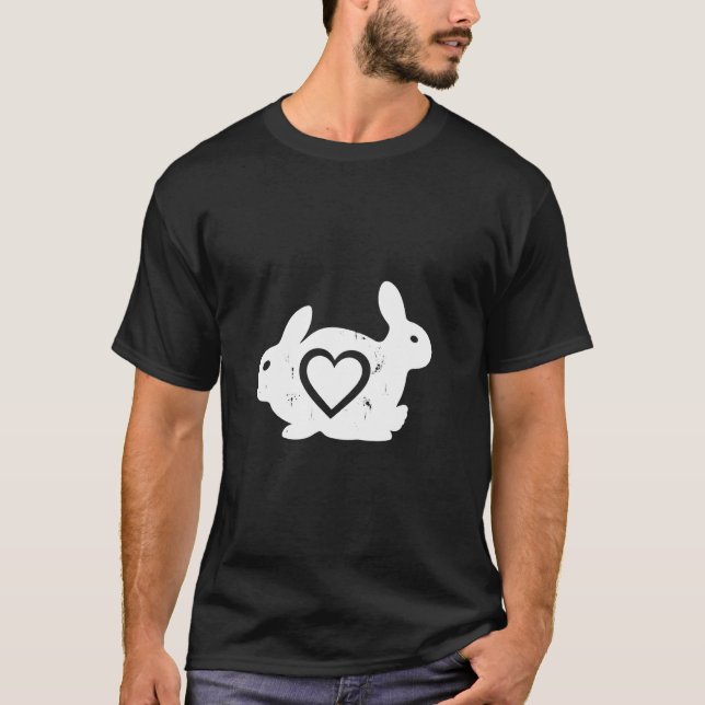 Oster-Tiersilhouette T-Shirt (Vorderseite)