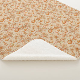 Oster-Toile-de-Jouy-Eier-und-Tulpen-Muster Sherpadecke