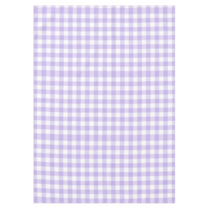 Oster- und Frühlings-Land Lavendel Gingham-Muster Tischdecke