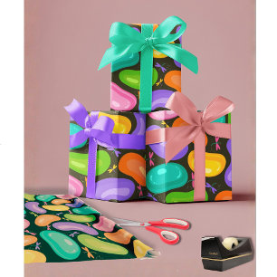 Oster-Verpackungspapier Jelly Bean Gartenparty Geschenkpapier
