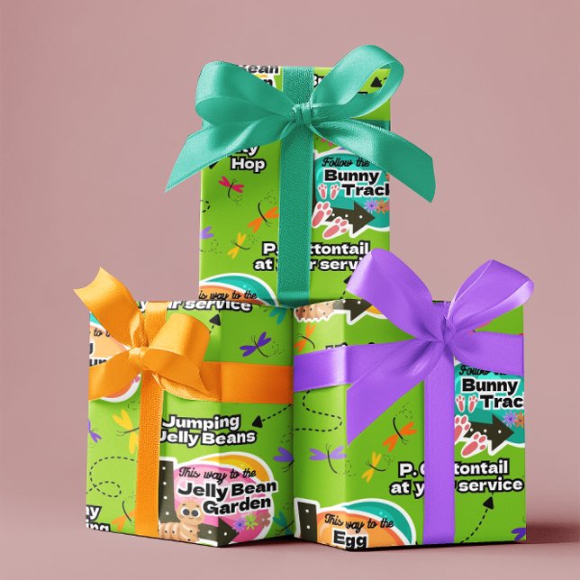 Oster-Verpackungspapier Jelly Bean-Schilder Geschenkpapier (Von Creator hochgeladen)