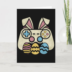 Oster-Videospiel-Hasen-Eier-Gaming-Gamer-Jungen-Mä Karte