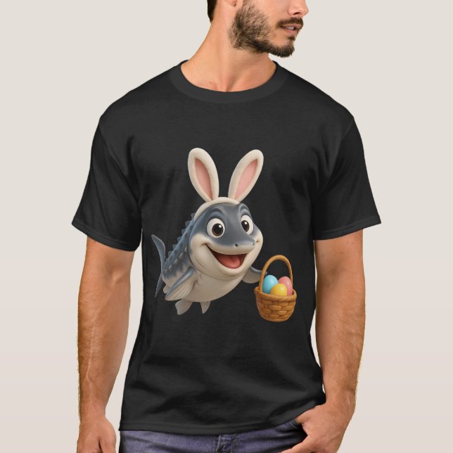 Oster-Weißstör T-Shirt (Vorderseite)