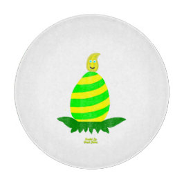 Oster wünscht rundes Glas-Schneidboard Schneidebrett