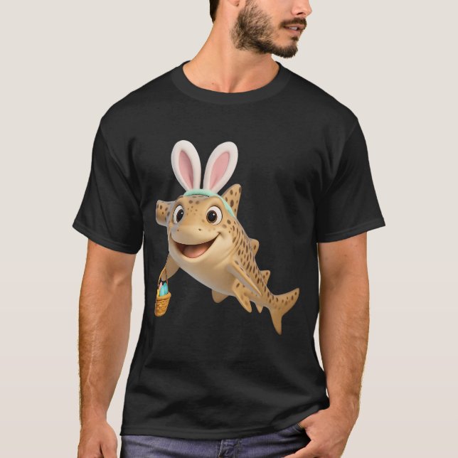 Oster-Zebra-Hai T-Shirt (Vorderseite)