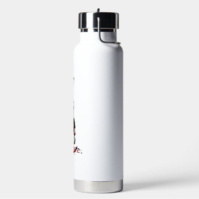 Oster-Zombie-Hase Halloween-Hase Trinkflasche (Links)