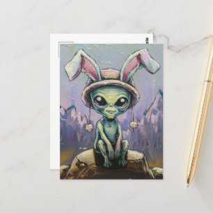 OsterAlien Postkarte