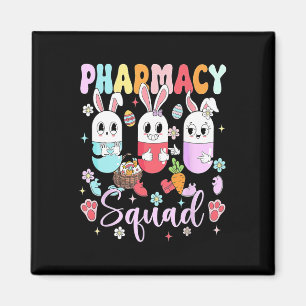 Osterapotheke-Team-Pillen-Apotheker Zertifiziert P Magnet