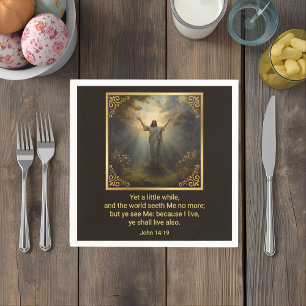 Osterauferstehung Religiös Serviette