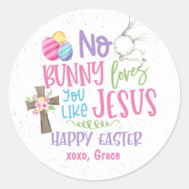 Osteraufkleber, Christlicher Religiöser Osteraufkl Runder Aufkleber