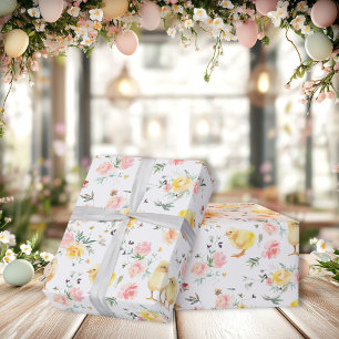 Osterbabyküken Frühlingsfloristik Geschenkpapier