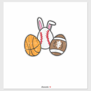 Osterbälle Basketball Baseball Football Jungen Kin Aufkleber