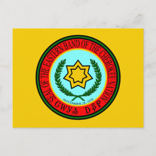Osterband des Cherokee-Siegels Postkarte