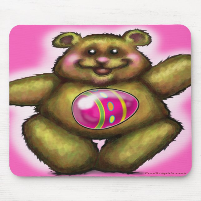 Osterbär Mousepad (Vorne)