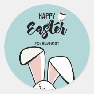 Osterbarockaufkleber Runder Aufkleber