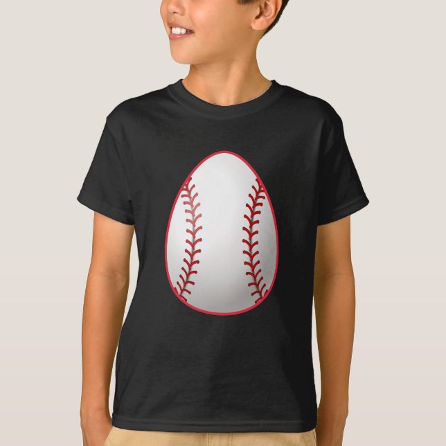 Osterbaseball Softball-Player-Geschenk T-Shirt (Vorderseite)
