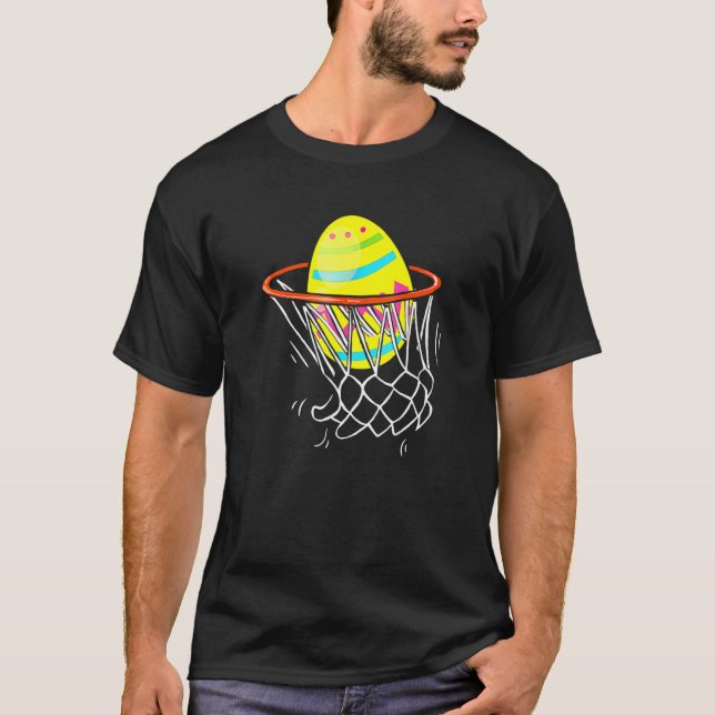 Osterbasketball Ei Jagen Kinder Jugendliche 3 T-Shirt (Vorderseite)