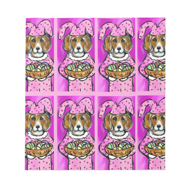 OSTERBEAGLE NOTIZBLOCK (Vorderseite)