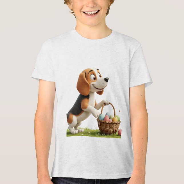Osterbeagle Tri-Blend Shirt (Vorderseite)