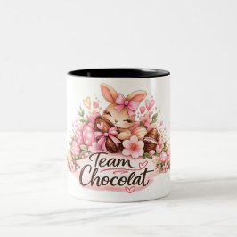 Osterbecher "Team Schokolade" Zweifarbige Tasse