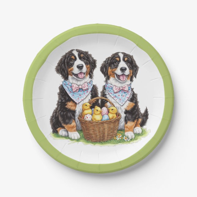 Osterberner Hunde Pappteller (Vorderseite)