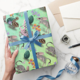 Osterbilby und Australien Blume Umschlagpapier Geschenkpapier