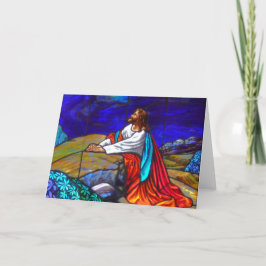 Osterblank im Inneren der Jesus-Karte Feiertagskarte