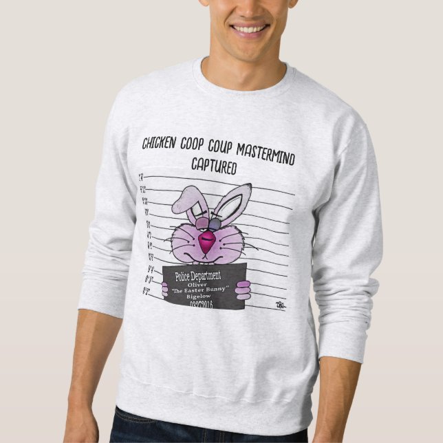 Osterblase Männerpullover Sweatshirt (Vorderseite)