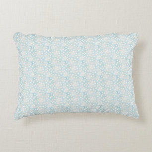 Osterblaue Polka Nahtloser Stoff – Pastell Süß Dekokissen