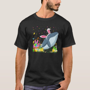Osterblauer Whale Bunny Egg Jagd Blauwal Esten T-Shirt