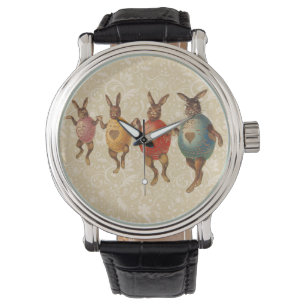 Osterblüte tanzende Eier Armbanduhr