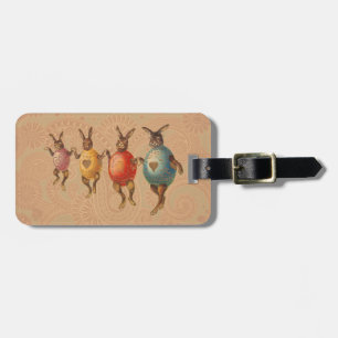 Osterblüte tanzende Eier Gepäckanhänger