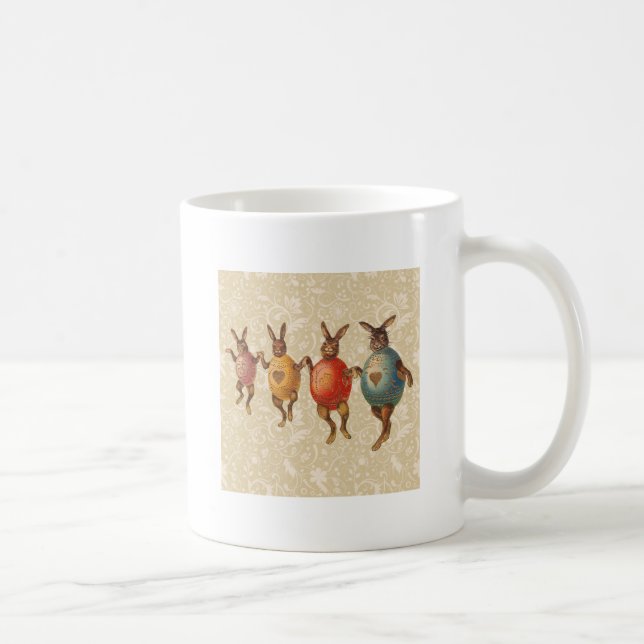 Osterblüte tanzende Eier Kaffeetasse (Rechts)
