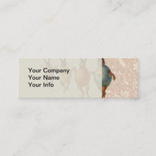 Osterblüte tanzende Eier Mini Visitenkarte