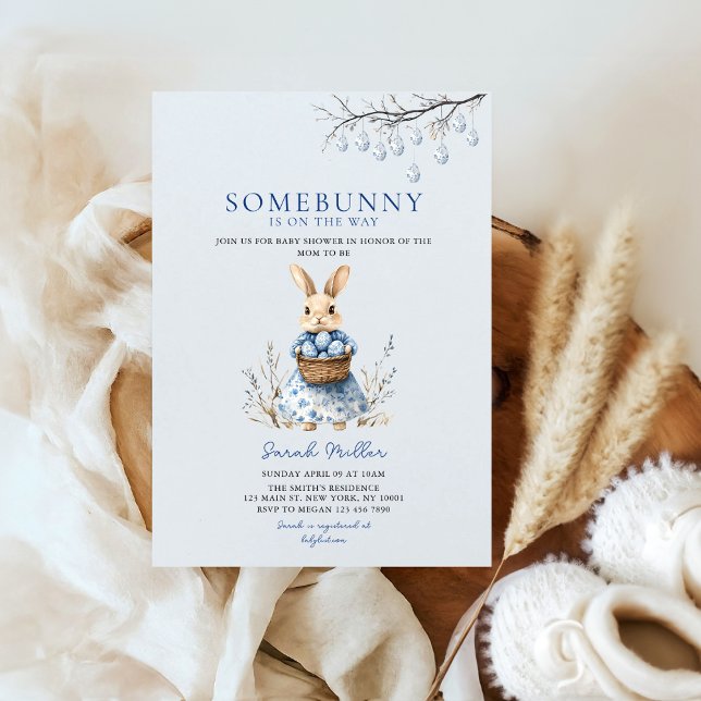 Osterblütendusche Chinoiserie Babydusche Einladung (Von Creator hochgeladen)