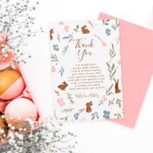 Osterblütenkaninchen, kleine, sonnige Babydusche