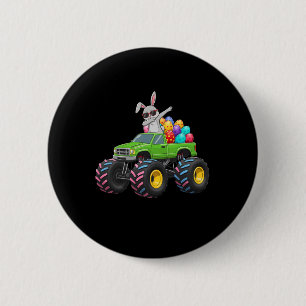 Osterblütenmonster Truck Ostereier Rab Button