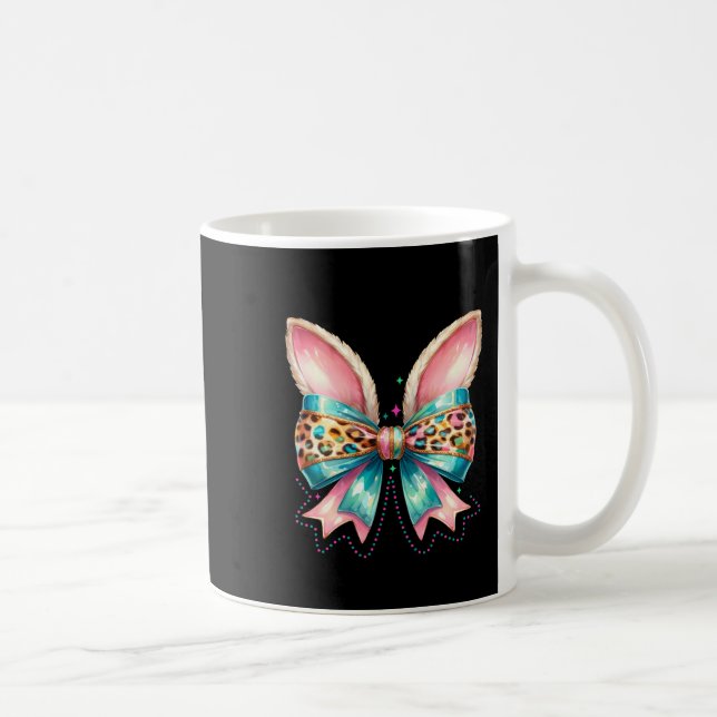 Osterbogen mit Hasenohren  Kaffeetasse (Rechts)