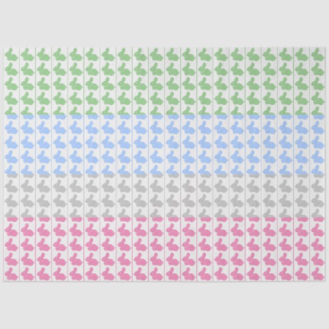 Osterbraun-Pastell-Tissue Seidenpapier (Vorderseite)