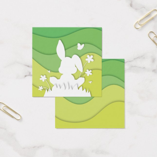 Osterbraun schneidet grüne Natur Frühling (Büro)