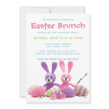 Osterbrunch Kitted Bunnies Blumeneier | Handwerk